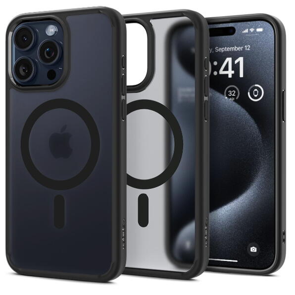 Nillkin Iphone 15 Pro Max Black Magnetic Case