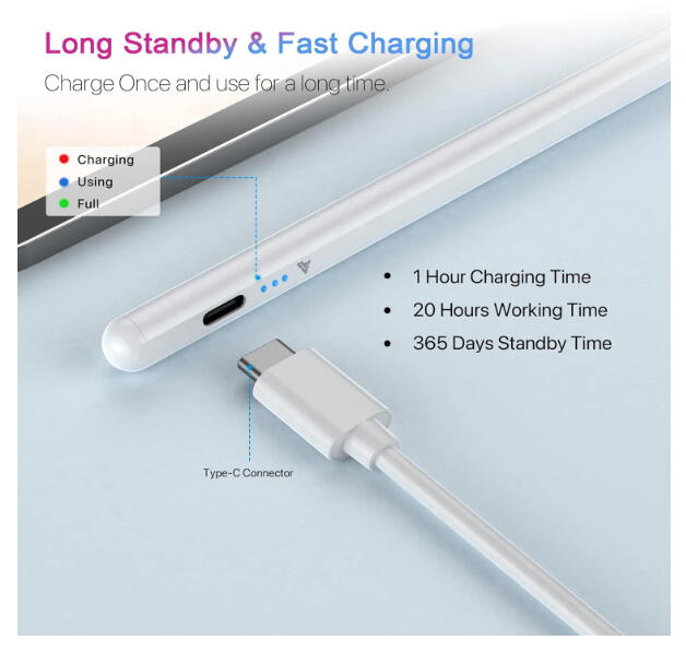 Vaku Luxos® ARTISTE STYLUS Magical Pencil for iPads Pro, Air, mini