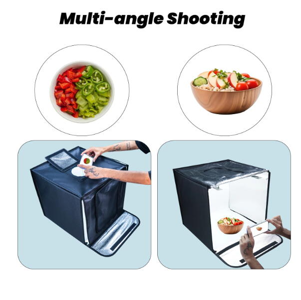 Portable Photo Studio 60x60cm Light Box, Professional Dimmable Tent