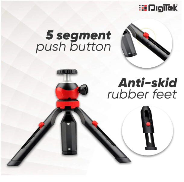 DIGITEK® (DTR-200MT) 18CM Flexible &amp; Portable Mini Tripod