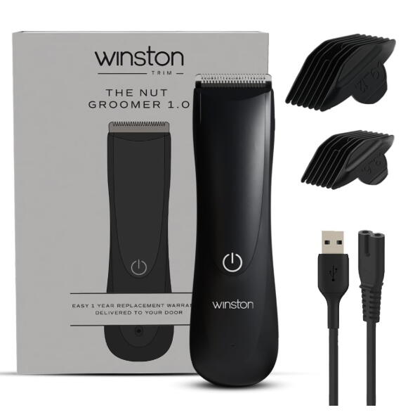 Winston Rechargeable Waterproof Body and Ball Trimmer for Men - Nut Groomer 1.0