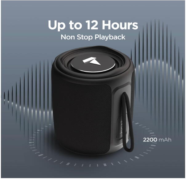 Boat Stone 350 Bluetooth Speaker with 10W RMS Stereo Sound