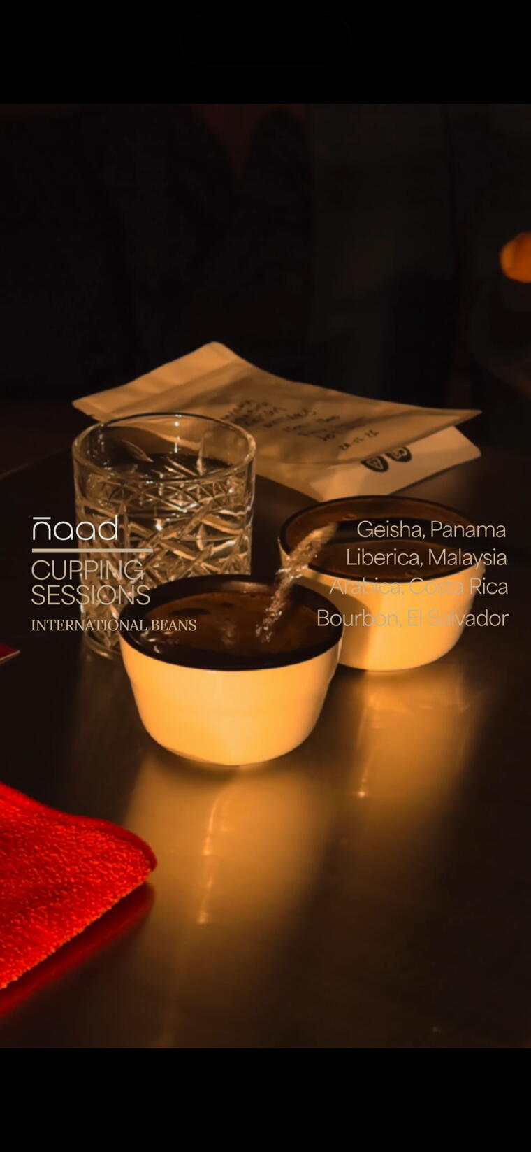 Cupping at Naad on 1st August - 5 PM