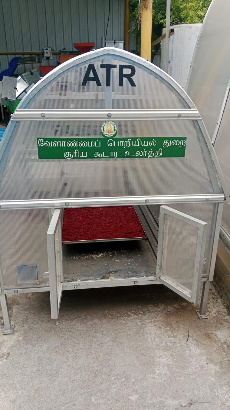 ATR SOLAR'S Mini Drier vertical - 16 sq.ft (Solar Only)