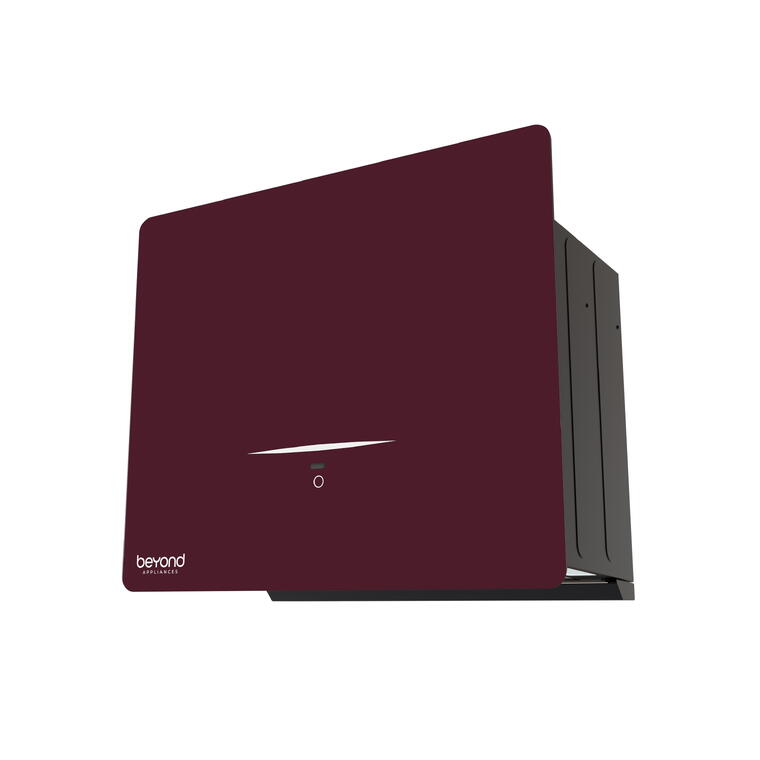 Beyond Appliances Cube Plug N Play BLDC Chimney - Burgundy