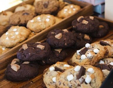 Eggless New York Style Cookies