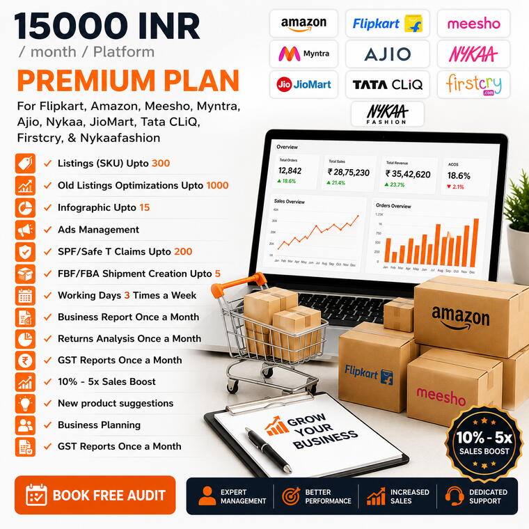 Permium Plan For Ecom Account Manegement (Monthaly)