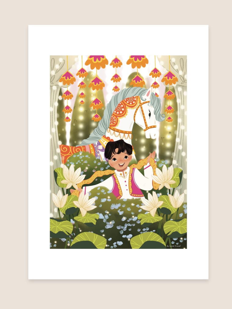 Ladke Wale: A5 Matte Print with Border