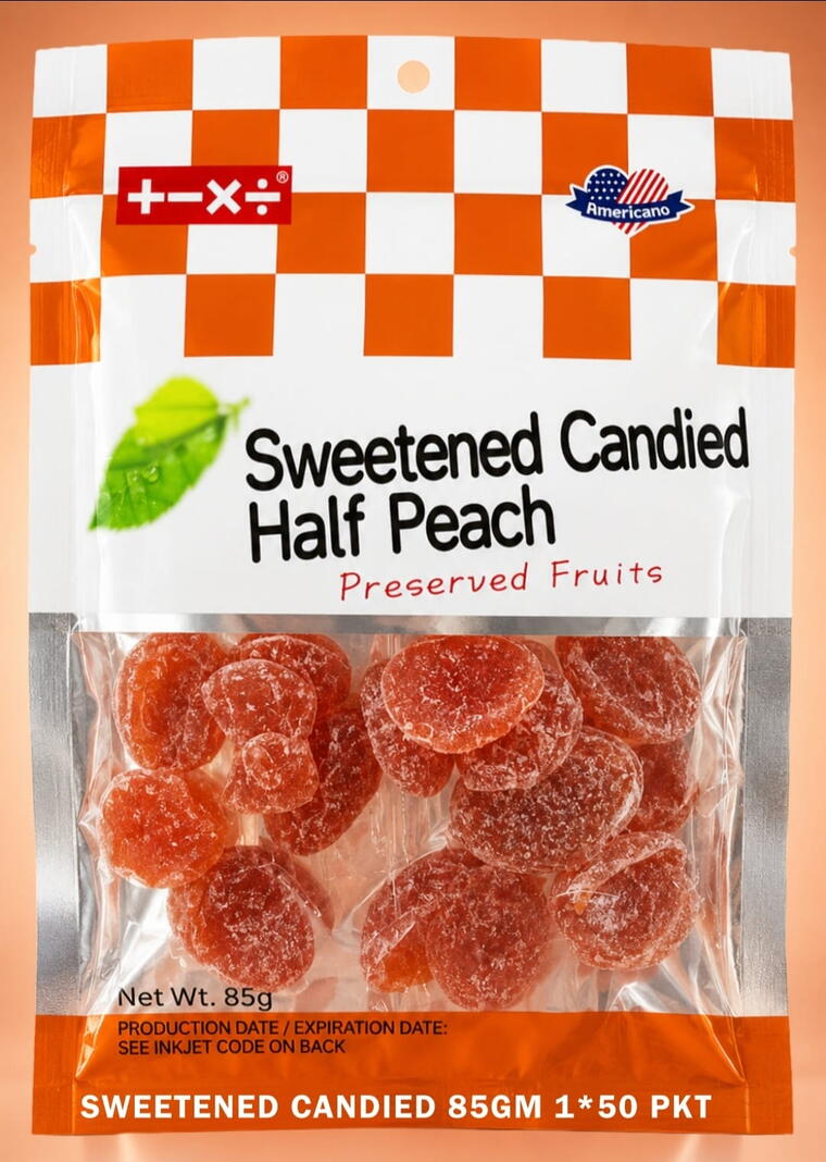 Sweetened Candied Half Peach 85g