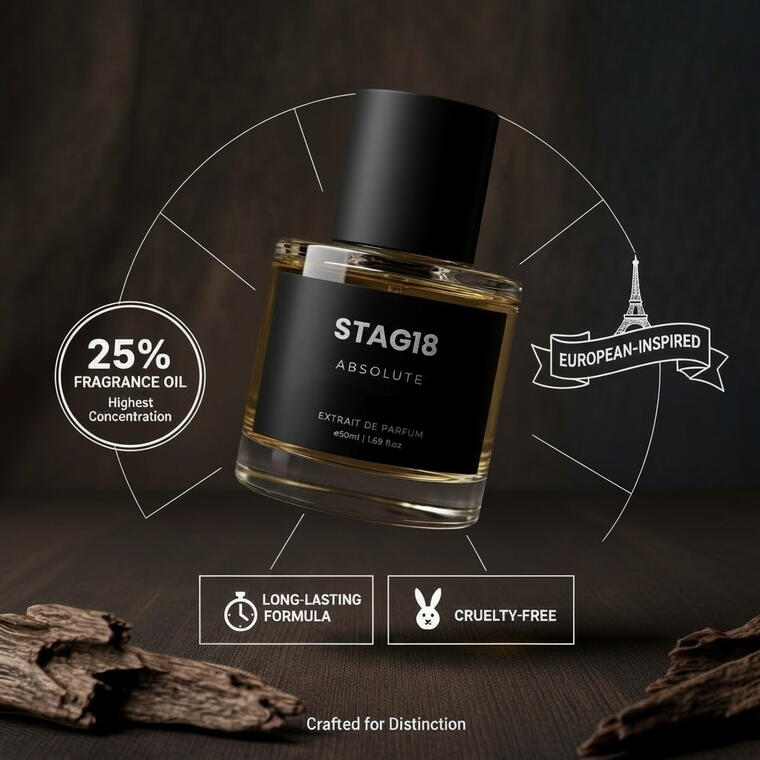 STAG18 | ABSOLUTE | European-Inspired Extrait de Parfum | 50 ml