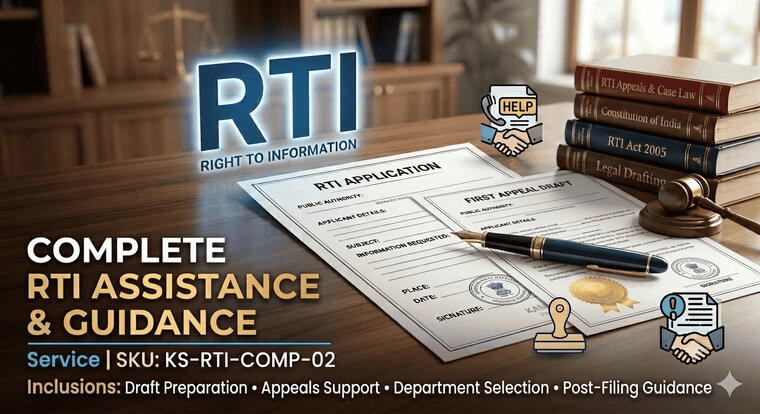 RTI Complete Assistance