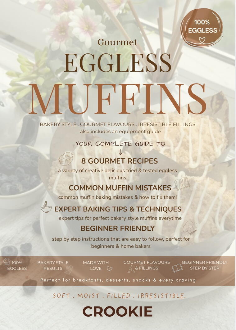 Eggless Muffins Ebook