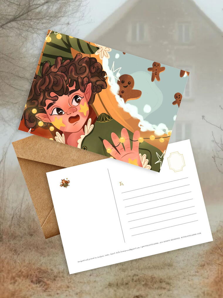 Christmas Postcards Mixed Set: 18 Cards