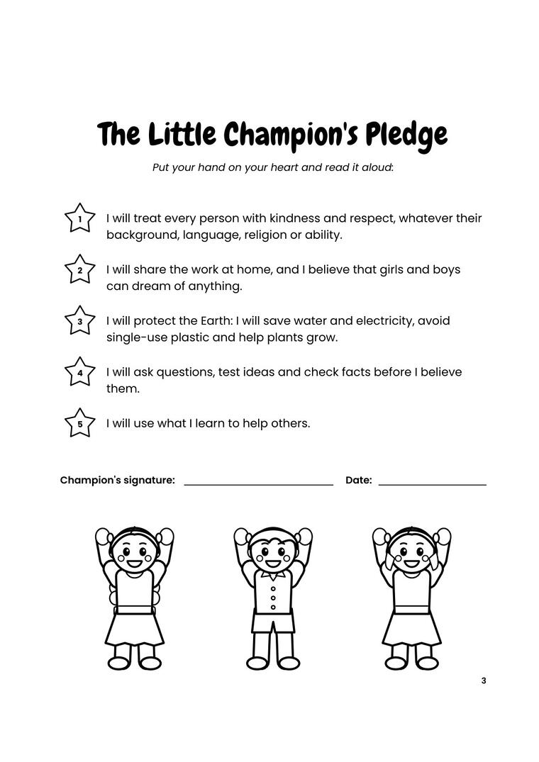 Little Champions Colouring Book