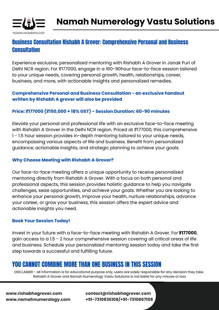 Comprehensive Business &amp; Personal Analysis