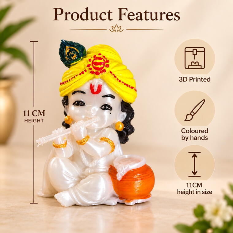 VSR Baal Krishna with Makhan Pot