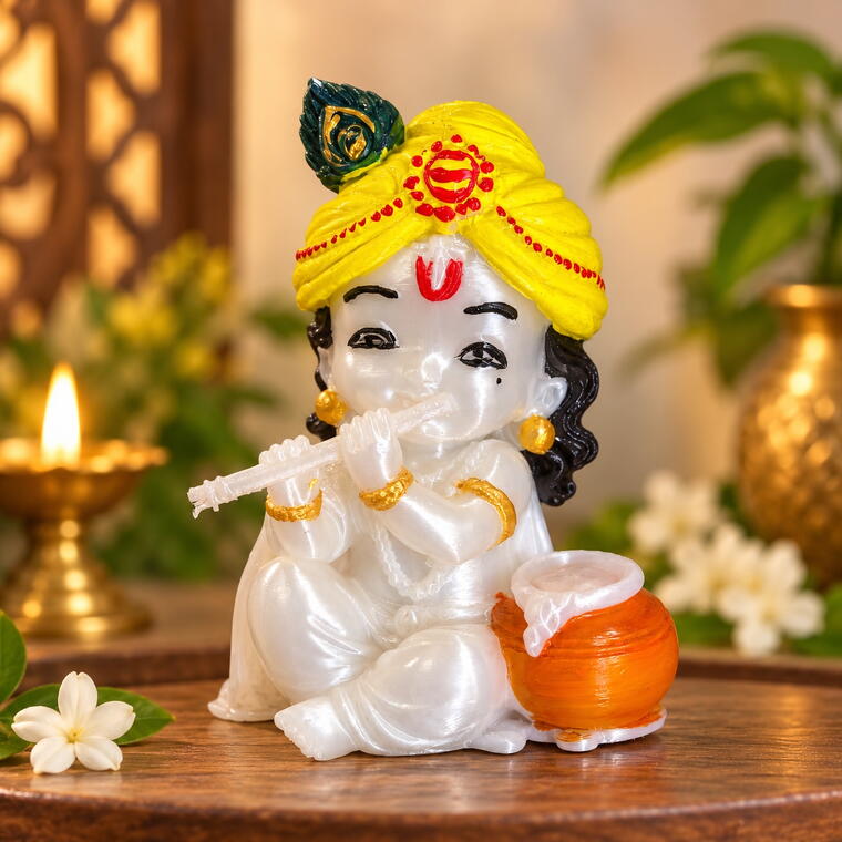 VSR Baal Krishna with Makhan Pot