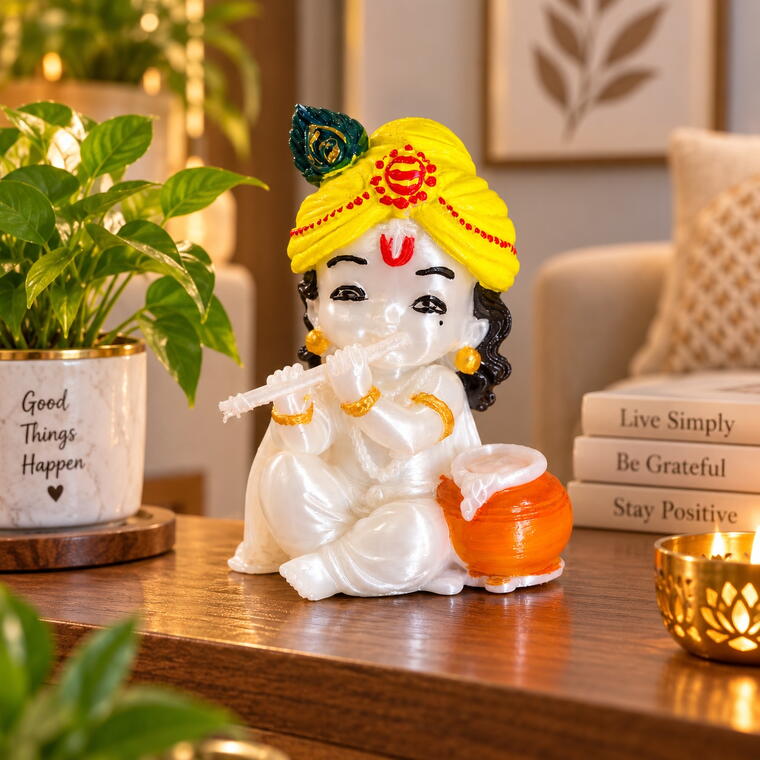 VSR Baal Krishna with Makhan Pot