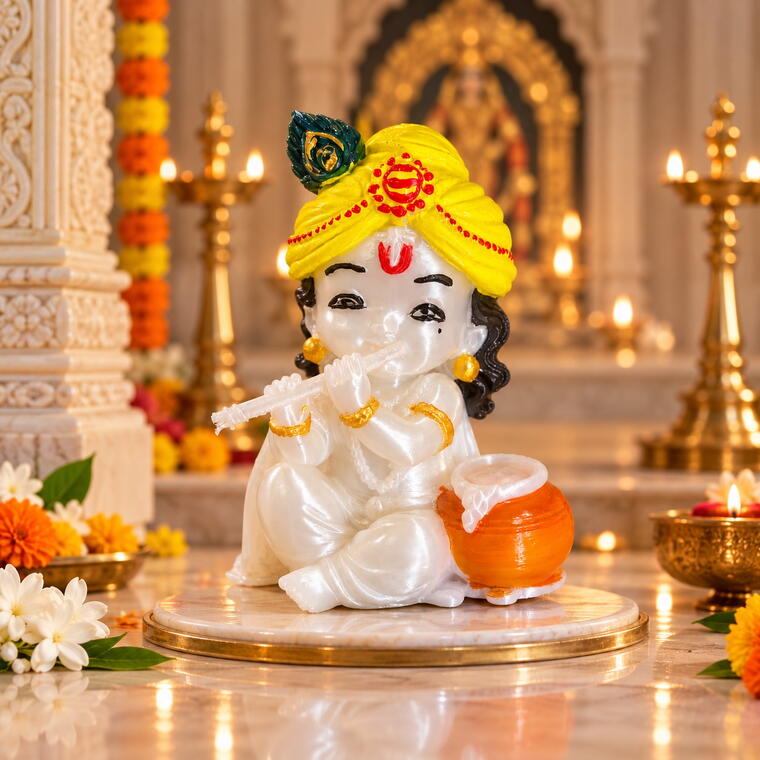 VSR Baal Krishna with Makhan Pot