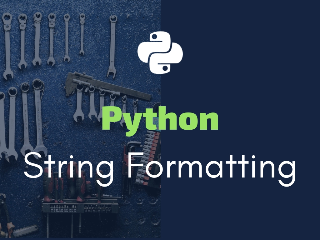 String Formatting In Python - Studytonight