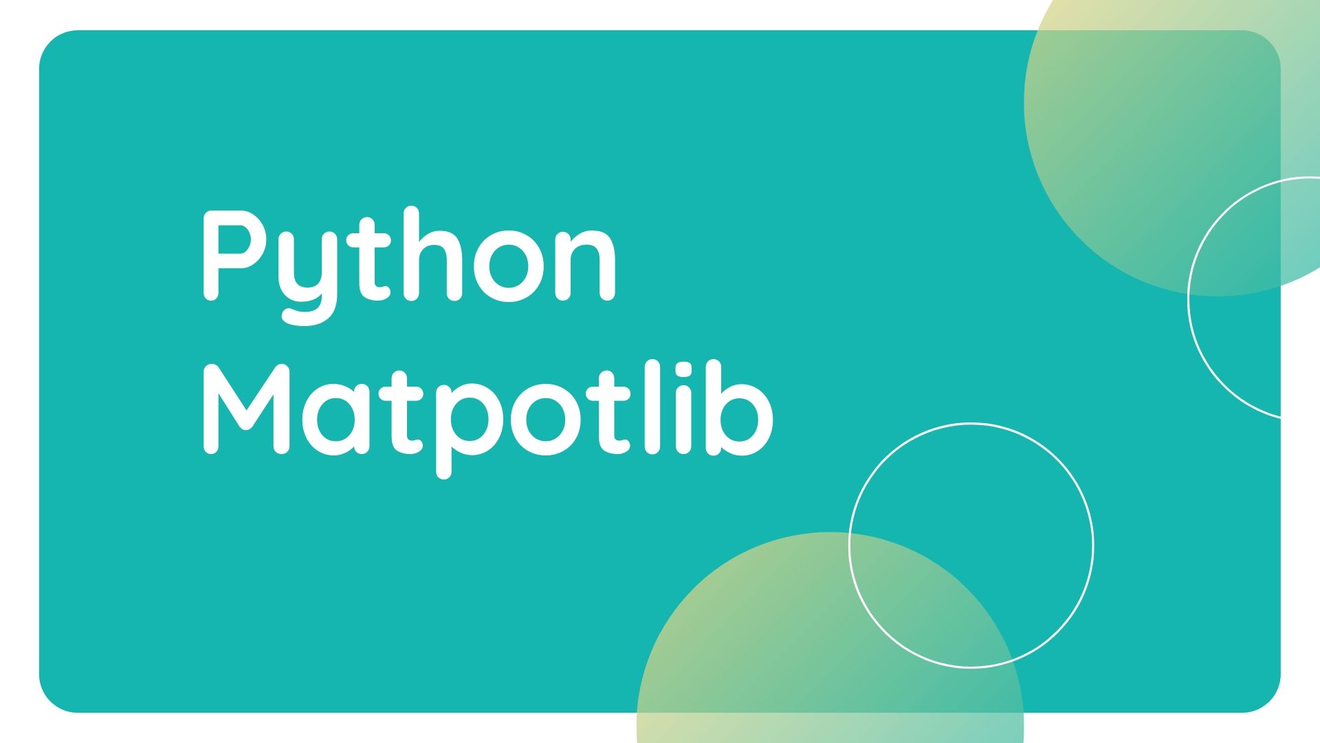 Different type of Plotting in Matpotlib with Examples - Studytonight