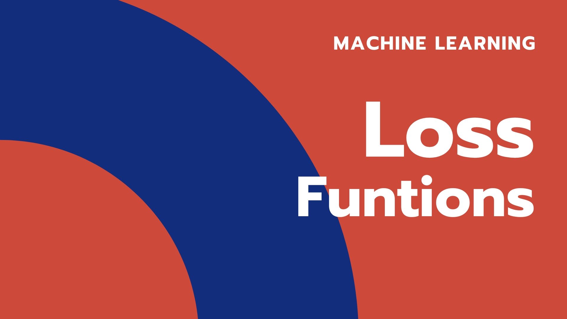 Types of Loss functions in ML Studytonight