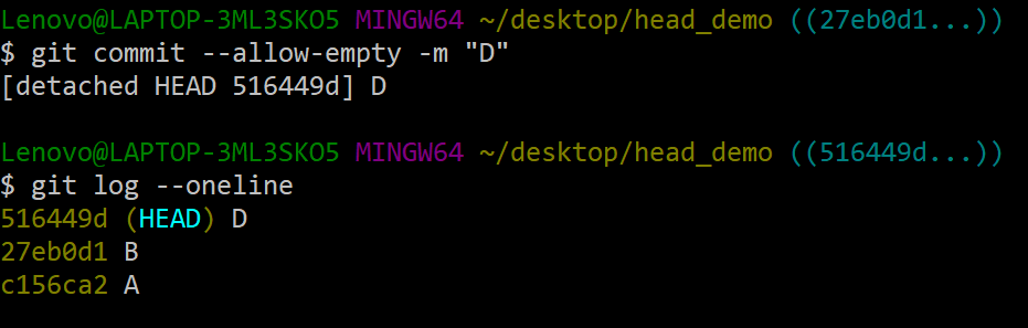 Git HEAD - Studytonight