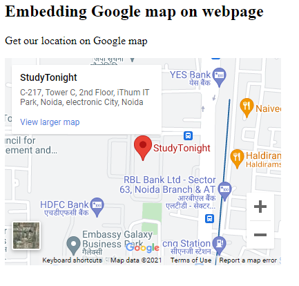 Google map