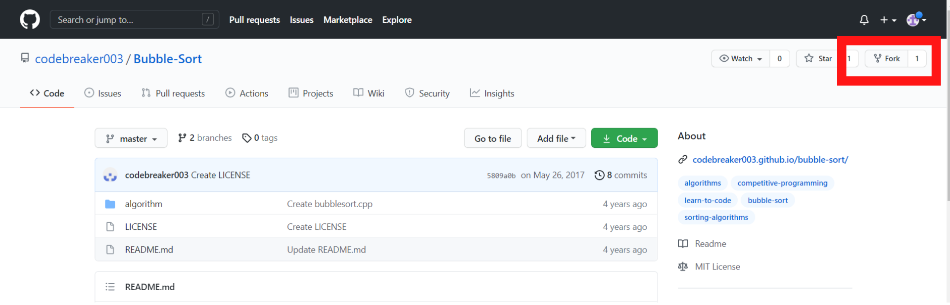 Forking a remote repository