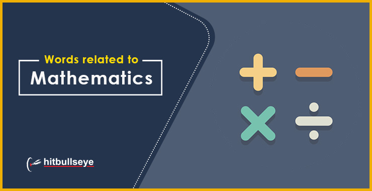 Math Related Words | Math Vocabulary - Hitbullseye
