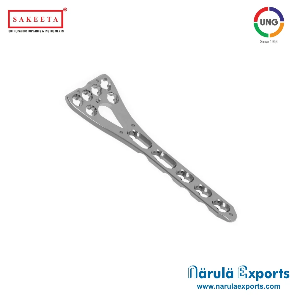 2.4mm Locking Variable Angle Two-Column Volar Distal Radius Plate (6 Head Holes) Width 19.5mm, Narrow