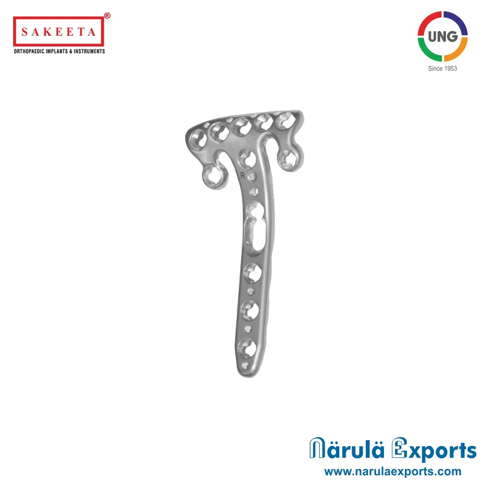 2.4mm Locking Variable Angle Distal Radius Rim Plate (7 Head Holes)