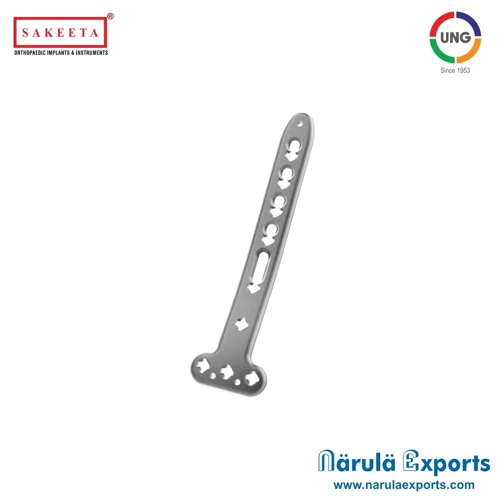 2.7mm Locking Variable Angle Distal Tibia T-Plate