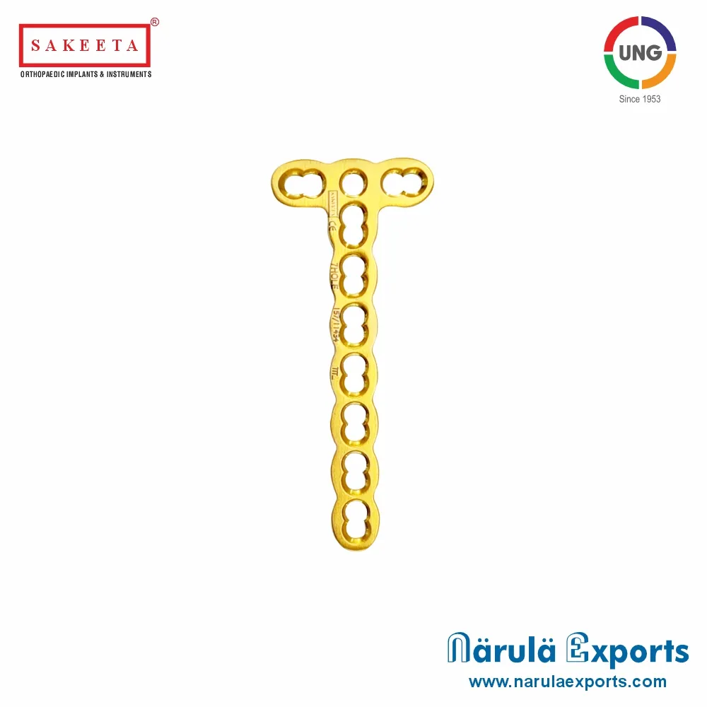 2.4mm Locking T-Adaption Plate (3 Head Holes)