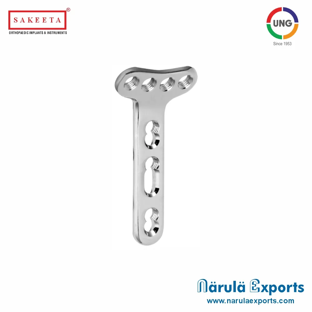 2.4mm Locking Distal Radius Volar Plate, Extra Articular (4 Head Holes)