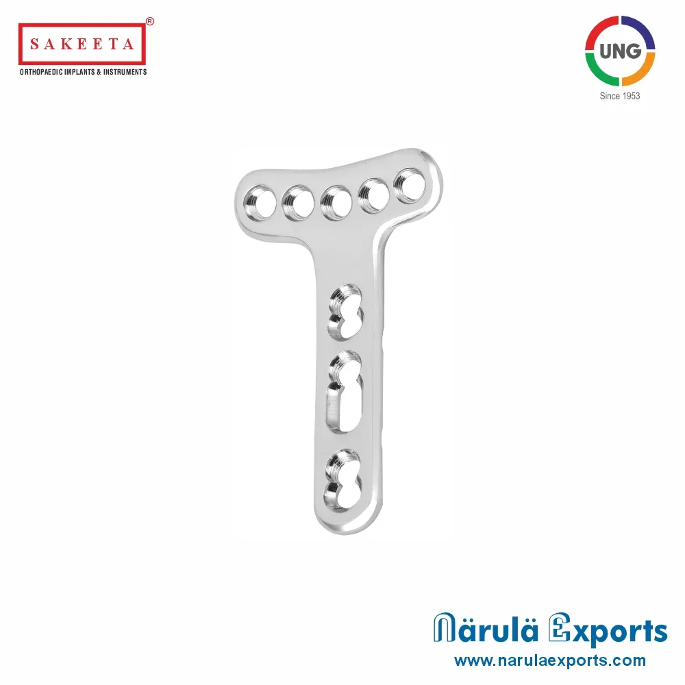 2.4mm Locking Distal Radius Volar Plate, Extra Articular (5 Head Holes)