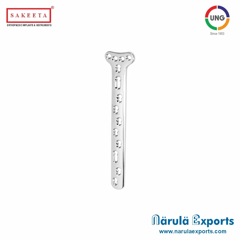 2.4mm Locking Distal Radius Volar Plate, Extra Articular (4 Head Holes) Extra Long