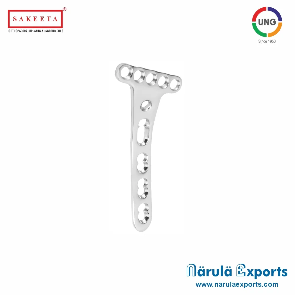 2.4mm Locking Distal Radius Volar Plate, Juxta- Articular (5 Head Holes)