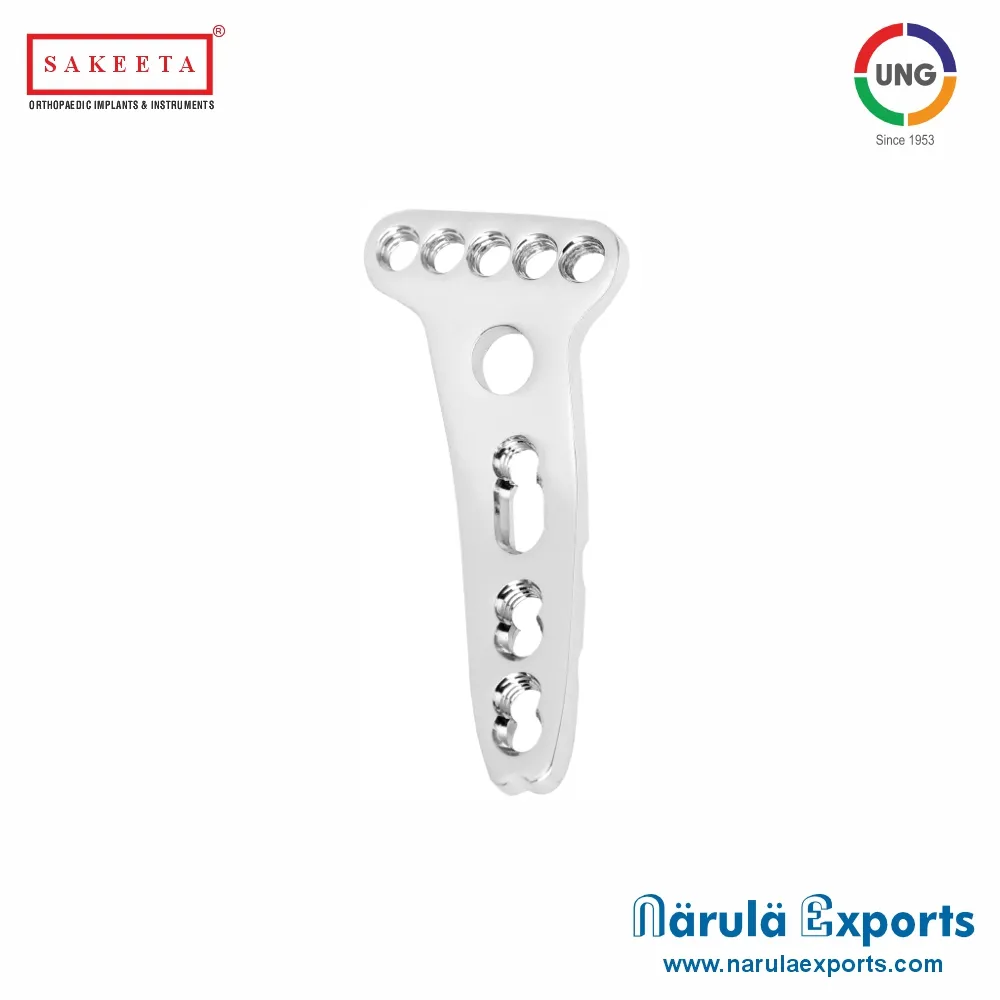 2.4mm Locking Distal Radius Volar Buttress Plate, Juxta Articular (5 Head Holes)