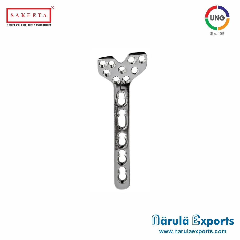 2.4mm Locking Volar Column Distal Radius Plate (9 Head Holes)