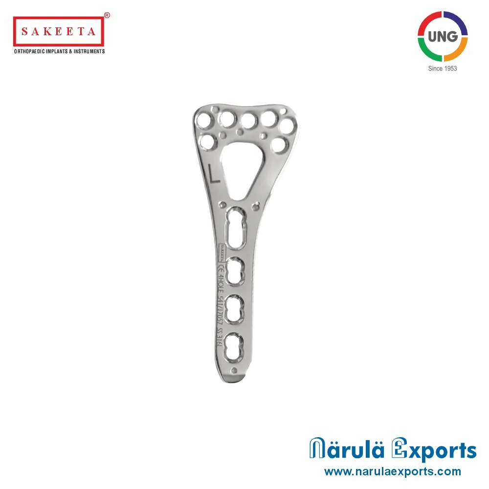 2.4mm Locking Volar Two Column Distal Radius Plate (7 Head Holes)