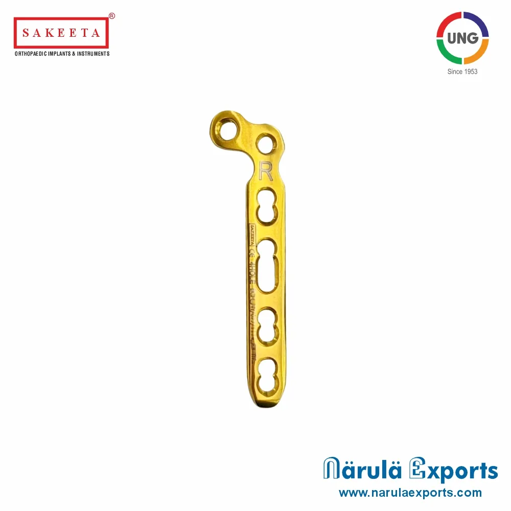 2.7mm Locking L-Plate, Oblique (2 Head Holes)