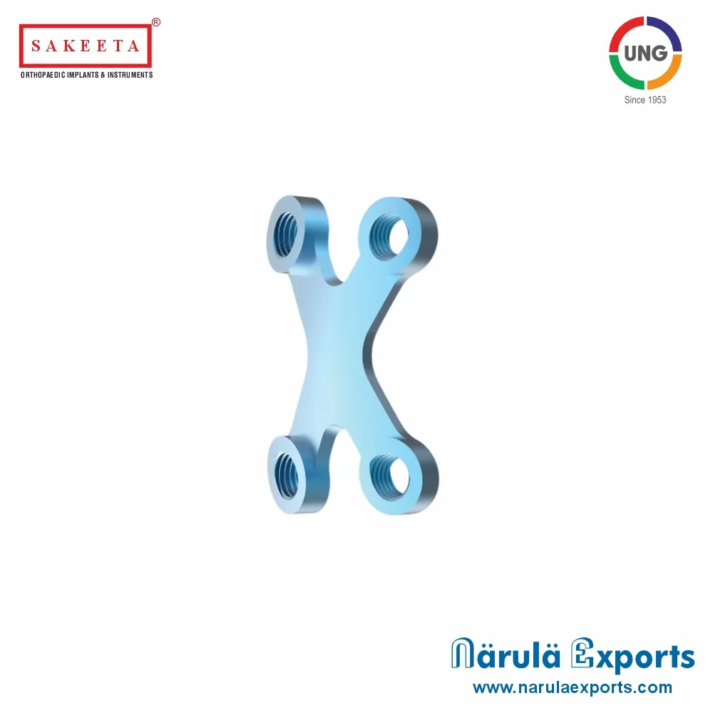 2.7mm Locking X-Plate (4 Holes)