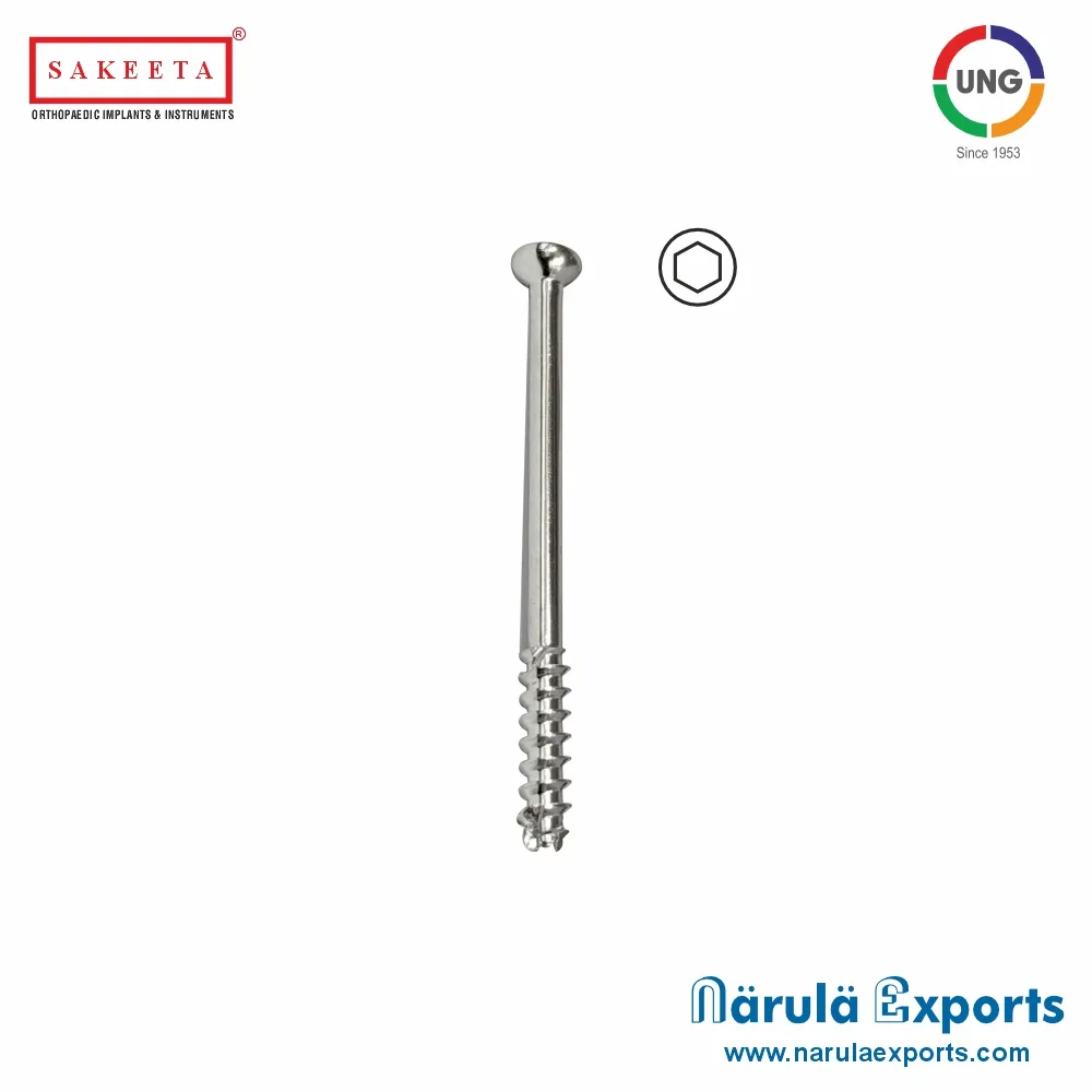 4.0mm Cannulated Cancellous Screw Short Thread