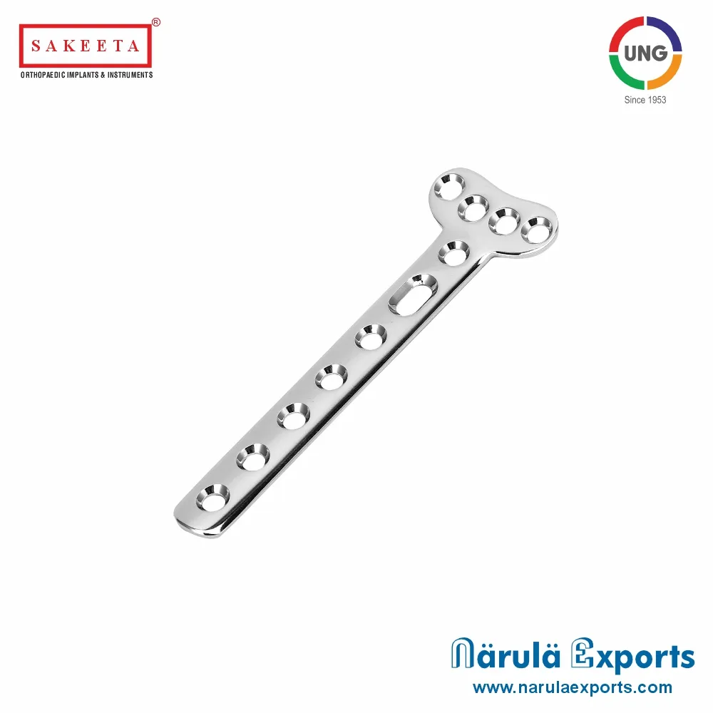 3.5mm T-Plate, Right Angled (4 Head Holes)