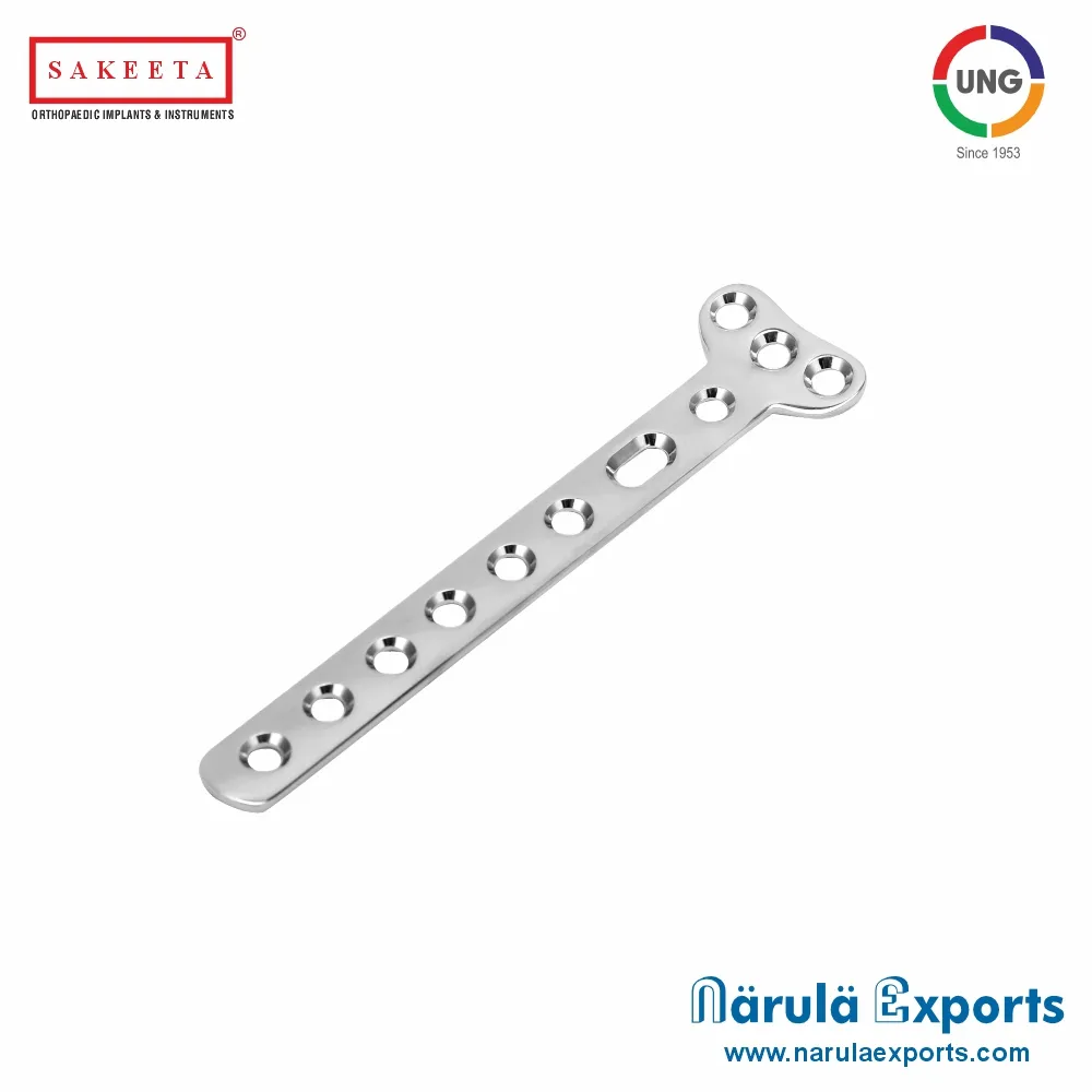 3.5mm T-Plate, Right Angled (3 Head Holes)
