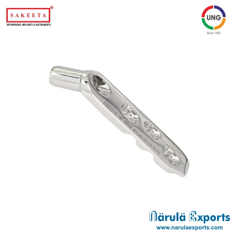 Locking DHS Plate Short 25 mm Barrel, 130°
