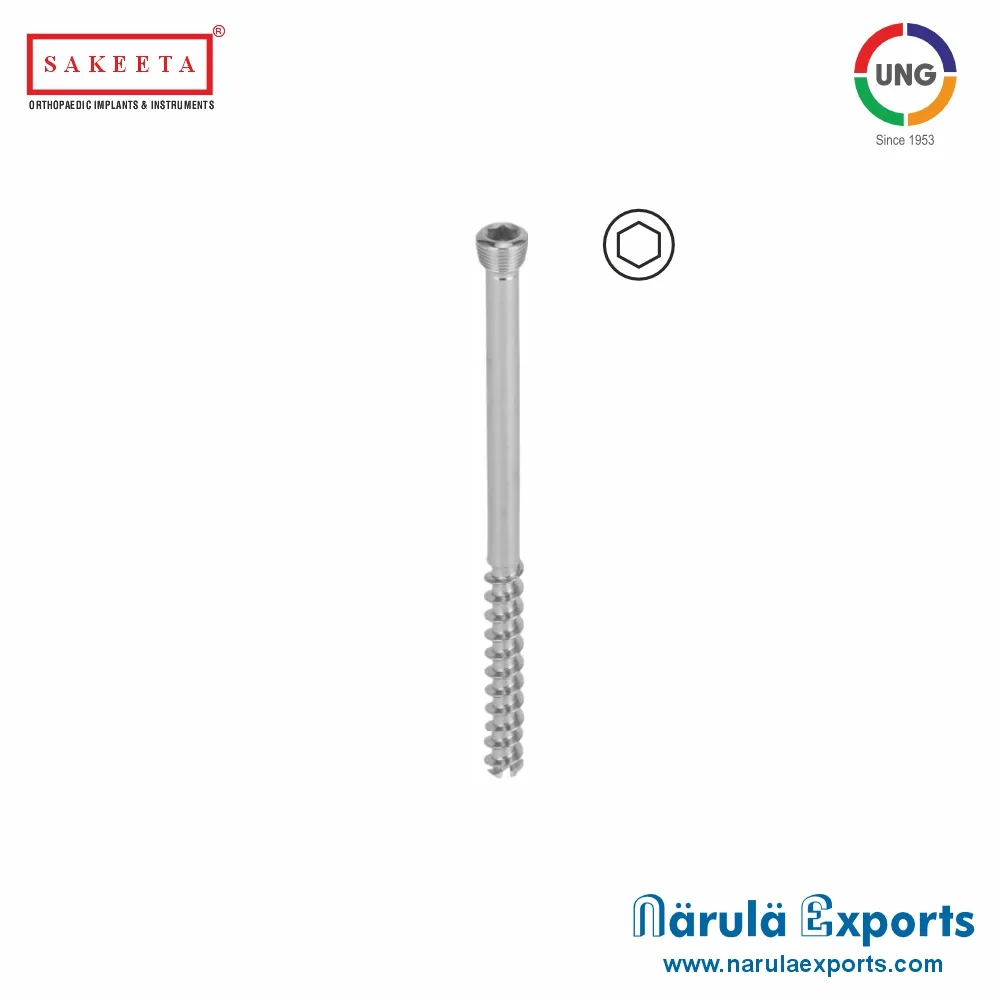 6.5mm Locking Cannulated Cancellous Screw Self Tapping, 32mm Thread