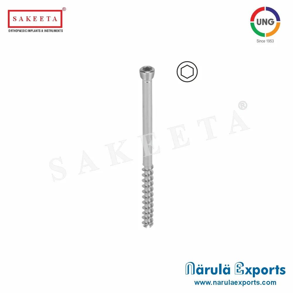 7.3mm Locking Cannulated Cancellous Screw Self Tapping, 32mm Thread