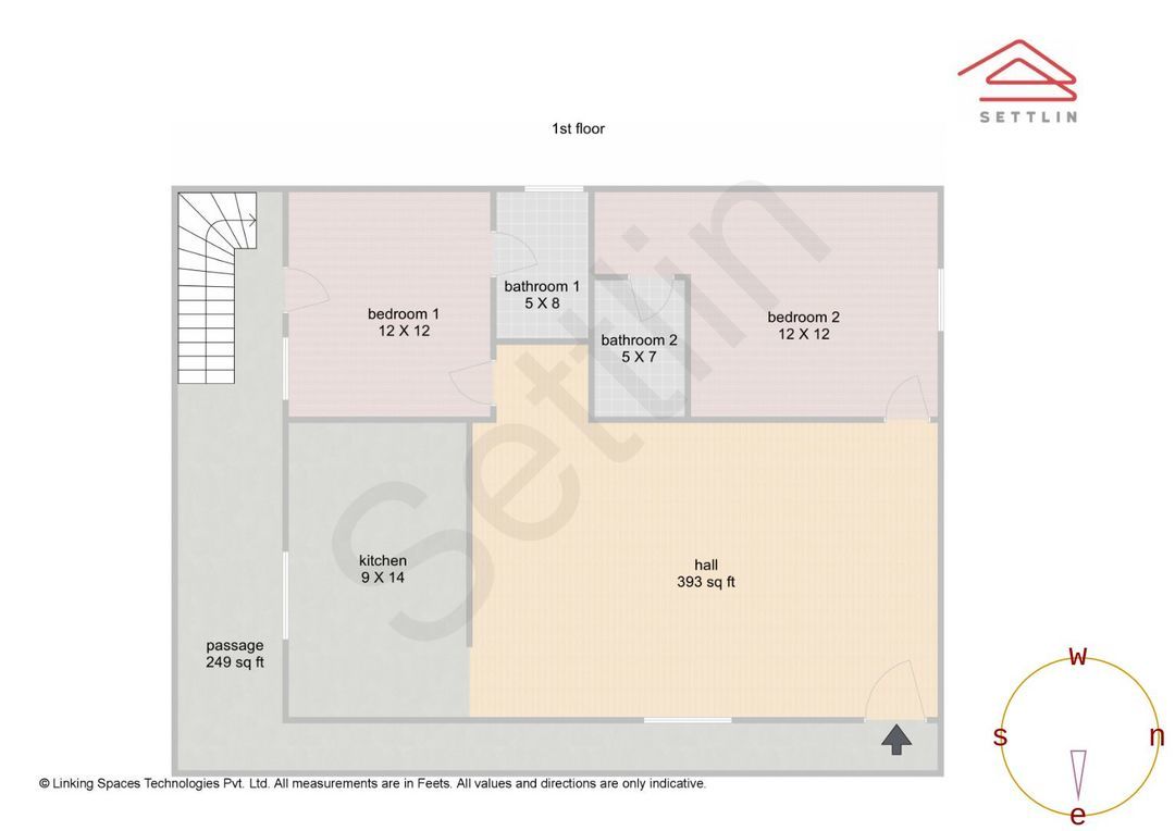 Floor 1 Unit 1 Floorplan